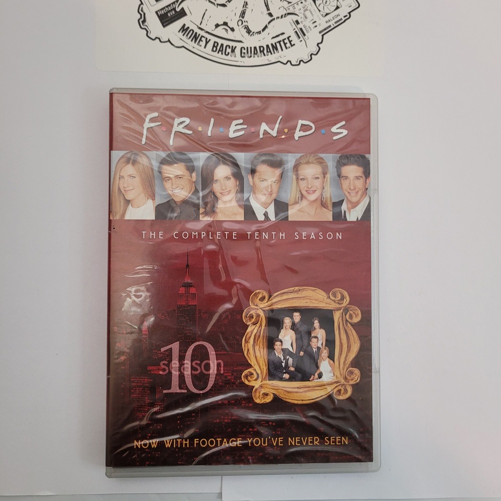 Warner Bros Friends The Complete Tenth Season DVD 4-Disc Set Final Season